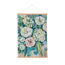 Hillside Pasture Indoor Wall Decor Canvas Tapestry, Floral Bouquet 36"x24" Canvas Tapestry