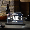 Seattle Seahawks NFL Football Rectangle Desklite LED Decor