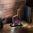 Virginia Tech College Foam Finger Desklite LED Decor
