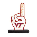 Virginia Tech College Foam Finger Desklite LED Decor