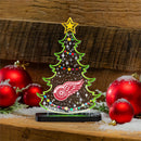 Detroit Red Wings Hockey Holiday Tree Desklite LED Decor
