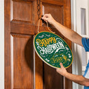 North Dakota State University Halloween Round Door Decor with Hanging Rope, 18x18