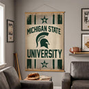 Michigan State University, Canvas Wall Tapestry, Large, 54x36