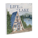 Lake Living Wooden Wall Art Life at the Lake 12x12"