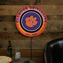 Clemson University, Metal Lite, Round