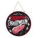 Detroit Red Wings Halloween Round Door Decor with Hanging Rope, 18x18