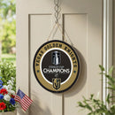Vegas Golden Knights 2026 Stanley Cup Champions Door Decor with Hanging Rope, 18x18