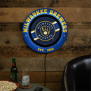 Milwaukee Brewers, Metal Lite, Round