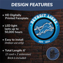 Detroit Lions, Metal Lite, Round