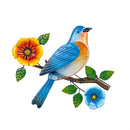 What She Shed Indoor Wall Decor, Metal & Glass, Bird on Branch Wall Art