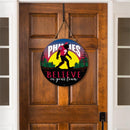 Philadelphia Phillies Bigfoot Round Door Decor with Hanging Rope, 18x18