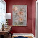 Hillside Pasture Indoor Wall Decor Canvas Tapestry, Pink Roses 52"X 36" Canvas Tapestry