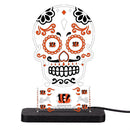 Cincinnati Bengals NFL Football Sugar Skull Desklite LED Decor