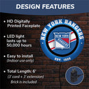 New York Rangers, Metal Lite, Round