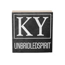 State Wooden Plock Kentucky 6x6"