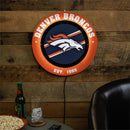 Denver Broncos, Metal Lite, Round