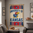 University of Kansas, Canvas Wall Tapestry, Large, 54x36