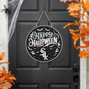 Chicago White Sox Halloween Round Door Décor with Hanging Rope, 18x18