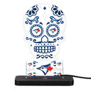 Toronto Blue Jays Baseball Sugar Skull Desklite LED Decor