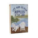 Lake Living Plock Ripples at the Lake 8x12"