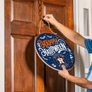 Houston Astros Halloween Round Door Decor with Hanging Rope, 18x18