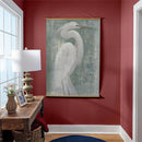 Seaside Retreat Indoor Wall Decor Canvas Tapestry, White Egret 52"X 36" Canvas Tapestry