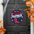 University of Mississippi Halloween Round Door Decor with Hanging Rope, 18x18