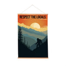 High Country Indoor Wall Decor Canvas Tapestry, Respect The Locals 36"x24" Canvas Tapestry