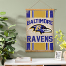 Baltimore Ravens, Canvas Wall Tapestry, Medium, 36x24