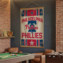 Philadelphia Phillies, Canvas Wall Tapestry, Large, 54x36