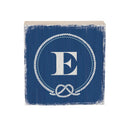 Coastal Wooden Plock Monogram Nautical 6" E E