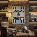 Dallas Cowboys, Canvas Wall Tapestry, Large, 54x36