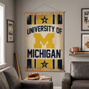 University Of Michigan, Canvas Wall Tapestry, Large, 54x36
