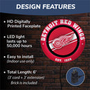 Detroit Red Wings, Metal Lite, Round