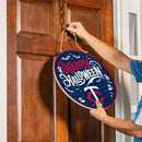 Minnesota Twins Halloween Round Door Decor with Hanging Rope, 18x18