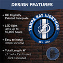 Tampa Bay Lightning, Metal Lite, Round