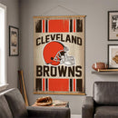 Cleveland Browns, Canvas Wall Tapestry, Large, 54x36