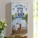 Lake View Wall Art The Best Things in Life 16x24"