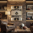 Purdue University, Canvas Wall Tapestry, Large, 54x36
