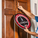 Carolina Hurricanes 2026 Stanley Cup Champions Door Decor with Hanging Rope, 18x18