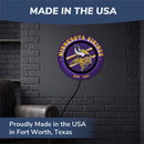 Minnesota Vikings, Metal Lite, Round