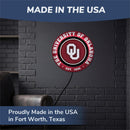 University of Oklahoma, Metal Lite, Round