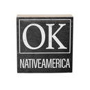 State Wooden Plock Oklahoma 6x6"