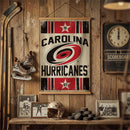 Carolina Hurricanes, Canvas Wall Tapestry, Medium, 36x24