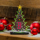 Boston Red Sox Baseball Holiday Tree Desklite LED Decor
