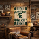 Michigan State University, Canvas Wall Tapestry, Medium, 36x24