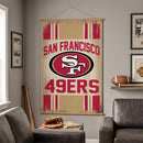 San Francisco 49ers, Canvas Wall Tapestry, Large, 54x36