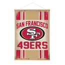 San Francisco 49ers, Canvas Wall Tapestry, Large, 54x36