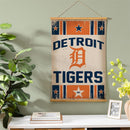 Detroit Tigers, Canvas Wall Tapestry, Medium, 36x24