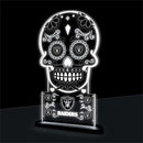 Las Vegas Raiders NFL Football Sugar Skull Desklite LED Decor